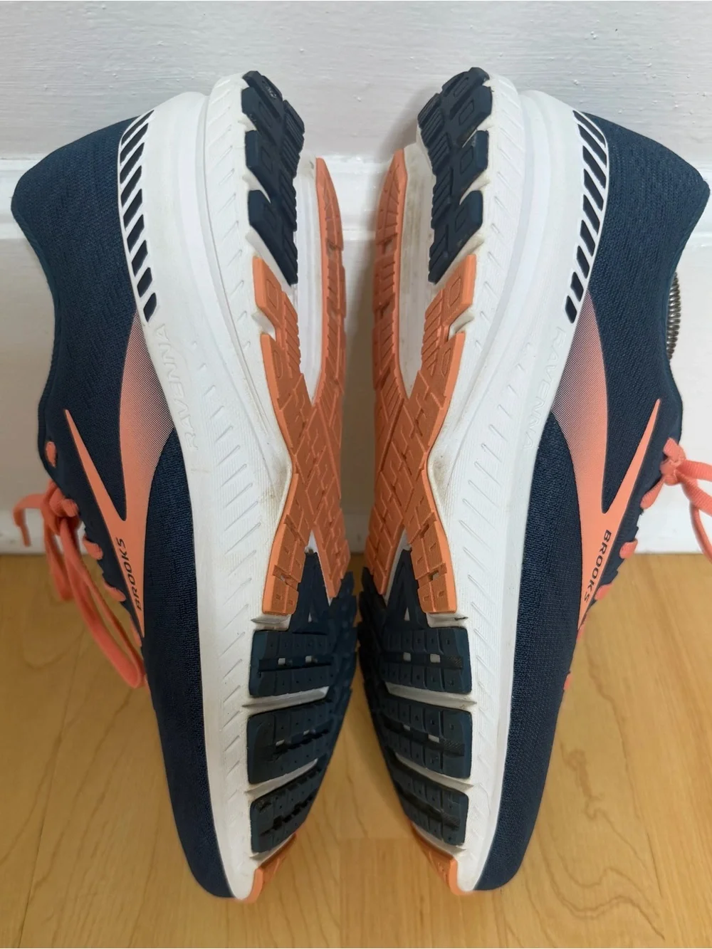 Brooks Women’s Navy with Coral Lace Running Shoes
